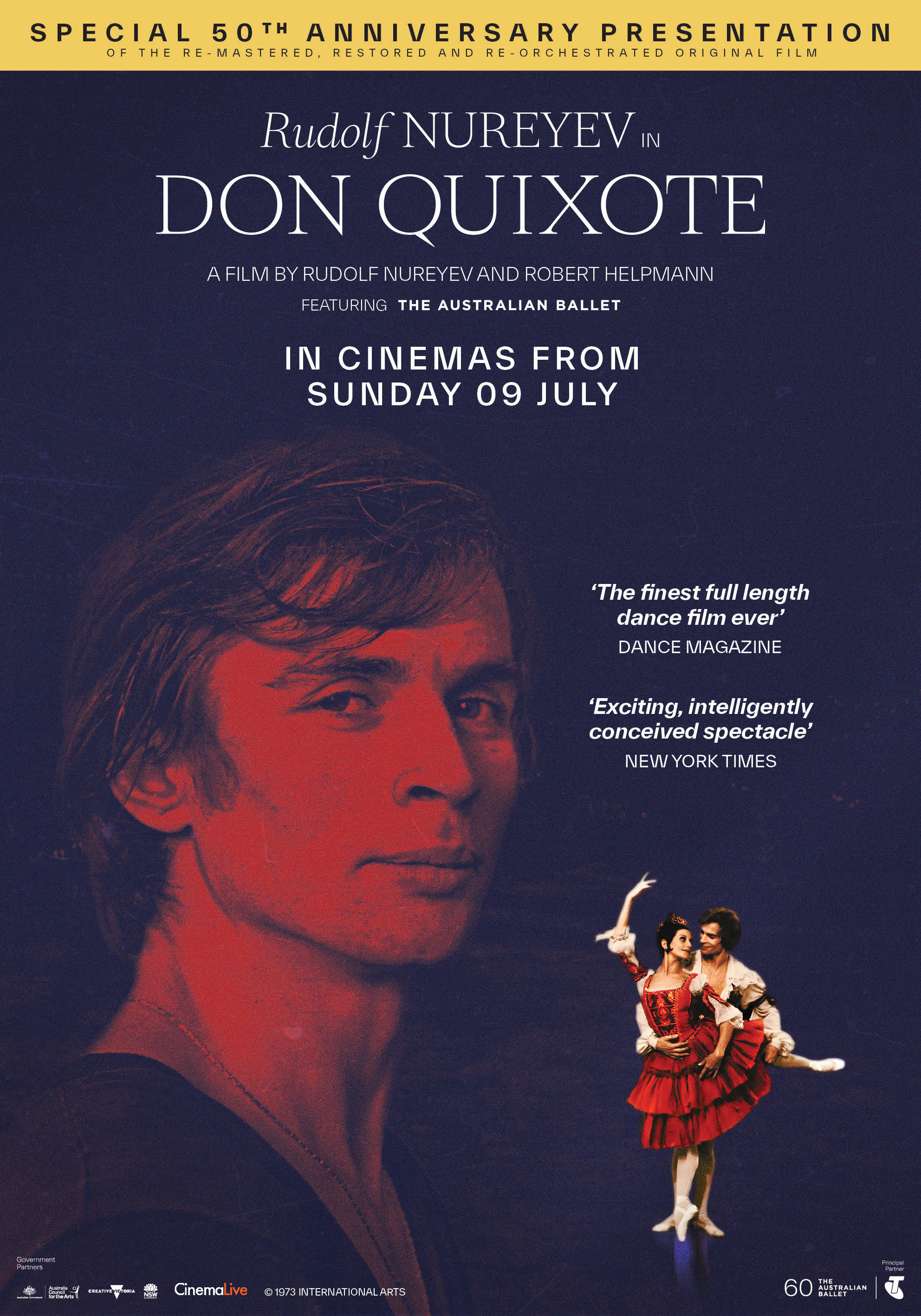 Rudolf Nureyev's Don Quixote cover