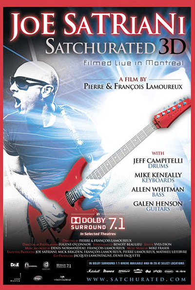 Joe Satriani: Satchurated 3D cover