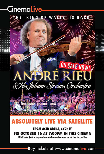André Rieu: Australia's Arena Tour cover