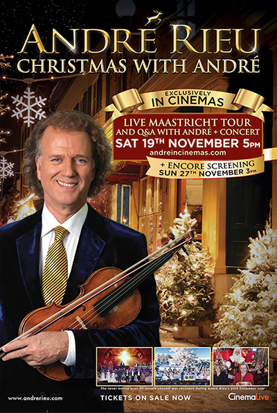 André Rieu: Christmas with André cover