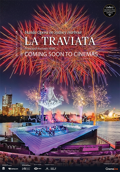La Traviata - Handa Opera On Sydney Harbour  2021 cover